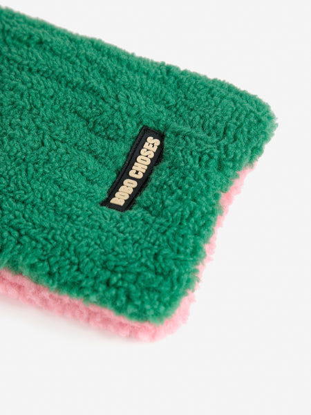 sheepskin neck warmer | bobo choses - pink