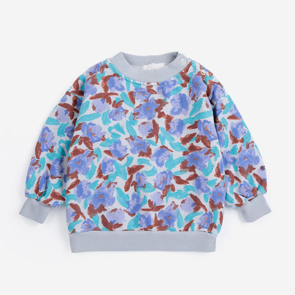 baby sweatshirt | watercolor all over