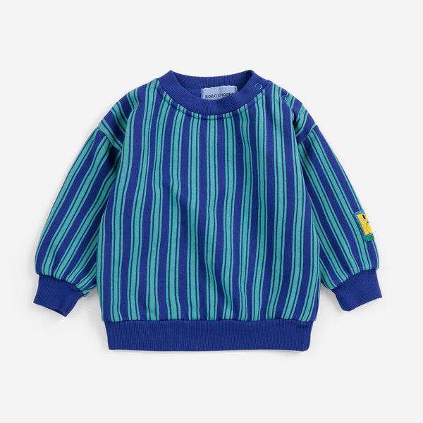 baby sweatshirt | tag stripes