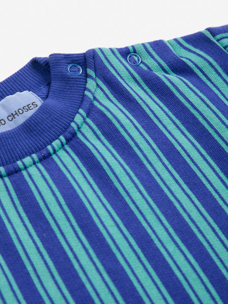 baby sweatshirt | tag stripes