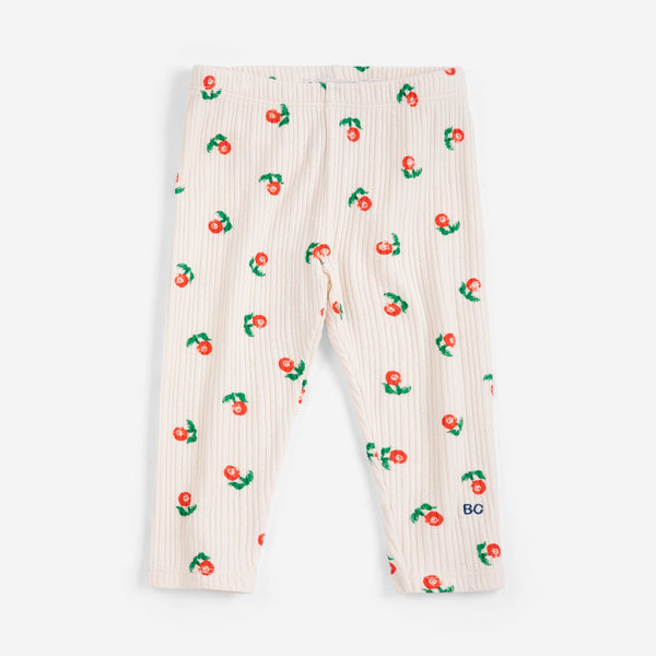 baby leggings | stamp bloom all over
