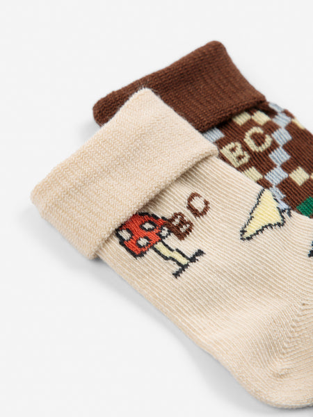 baby socks | pack - mush monster duo