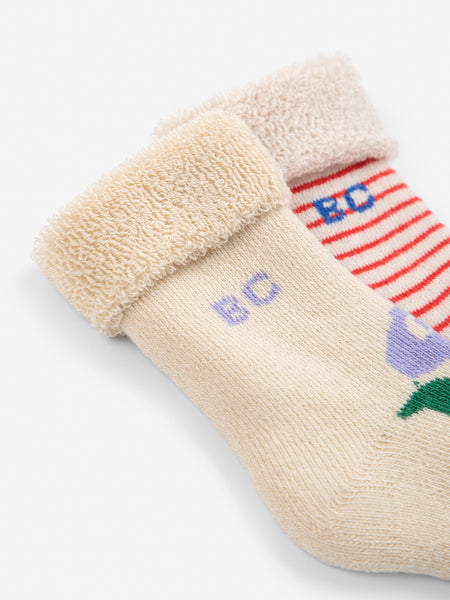 baby socks | pack - bc stamp bloom