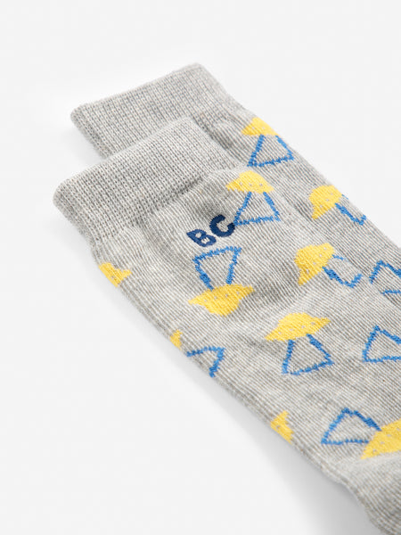 baby long socks | pixel abduction all over