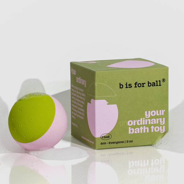 your (un)ordinary bath toy | b is for ball® - strawberry matcha