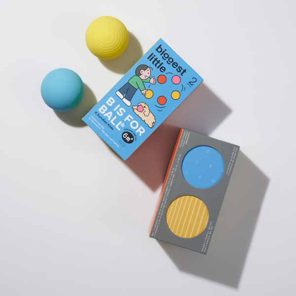 b is for ball® x sundae kids | 2-ball set - “honk honk” bus toy box