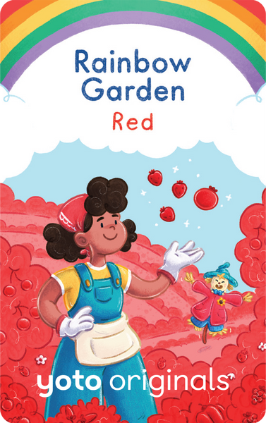 card | rainbow garden