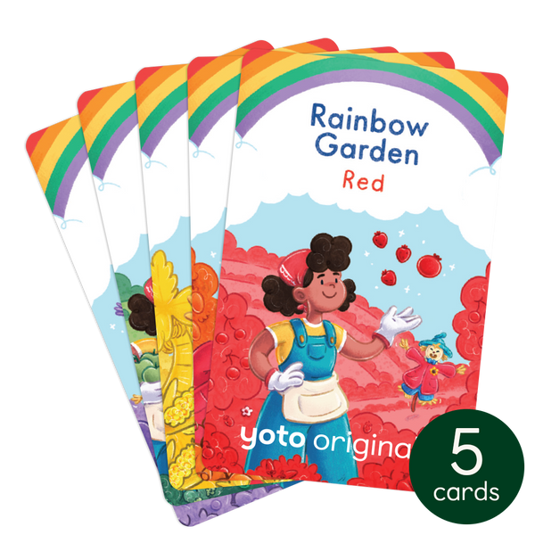 card | rainbow garden