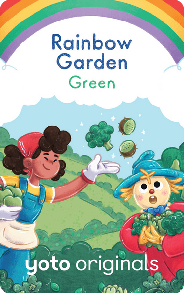 card | rainbow garden