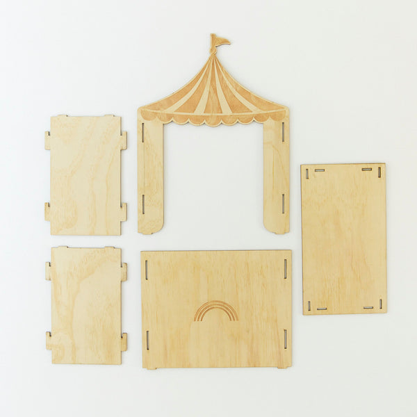 wooden circus tent