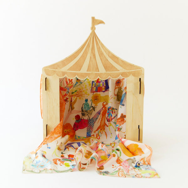 wooden circus tent