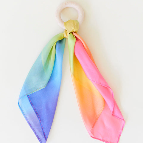 baby teether | rainbow