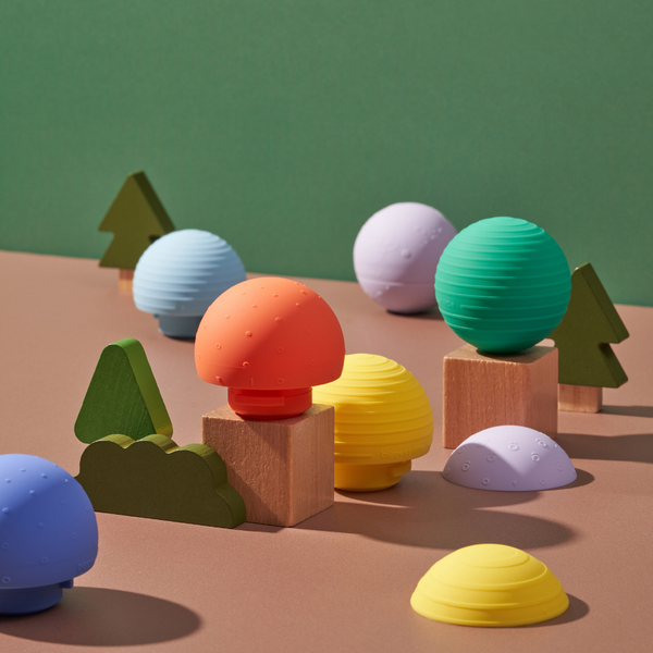 b is for ball® | 3-ball - orange + lilac + green