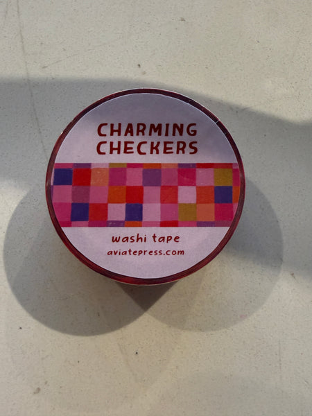 charming checkers washi tape