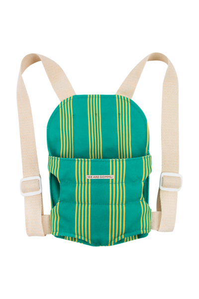 gommu | big striped carrier - green