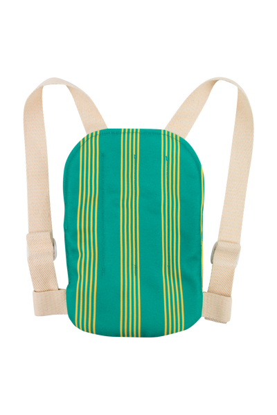 gommu | big striped carrier - green