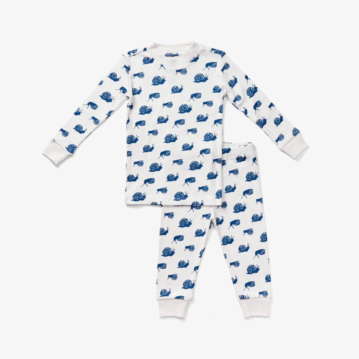 pajama set | snail - denim