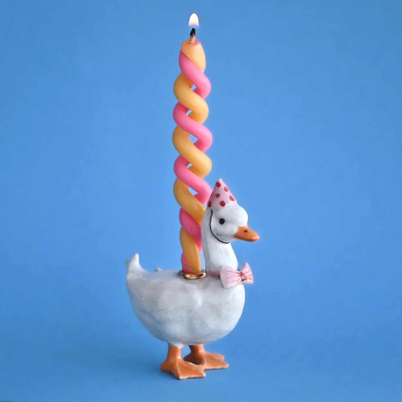 cake topper | pink goose