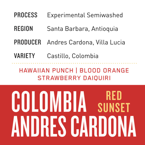 colombia andres cardona | red sunset