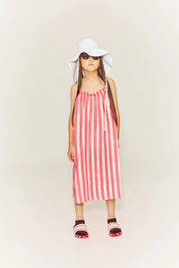 little creative factory soft pink striped dress-pink/cream Little Creative Factory Cream And Light Apricot Anchor Dress 2y-3y
