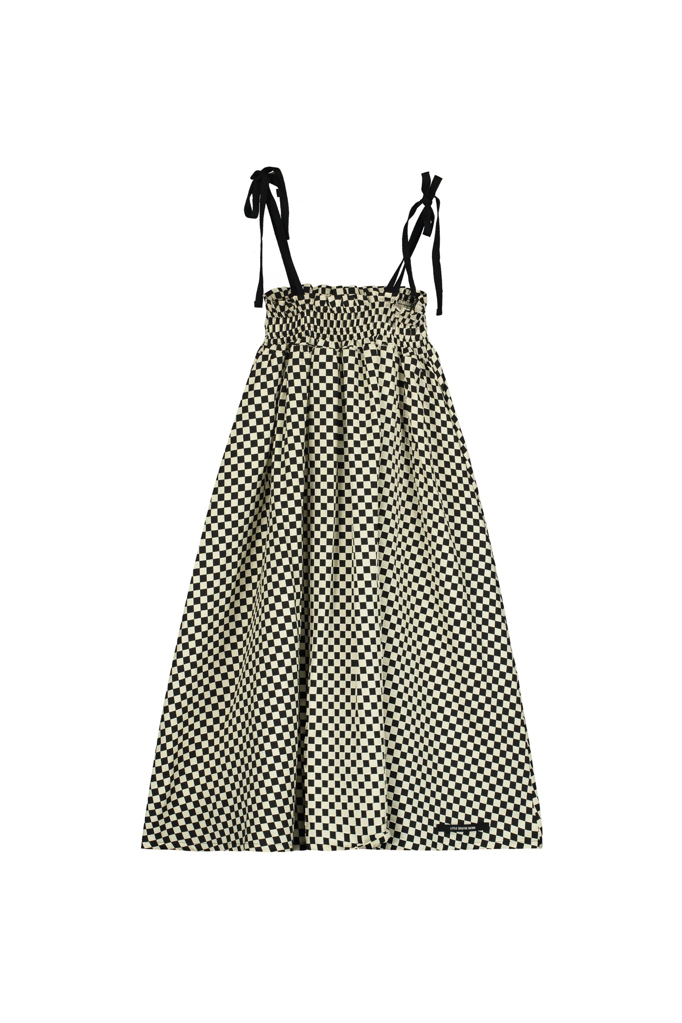 women's chess strap dress