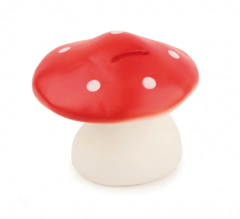 mushroom savings bank | red