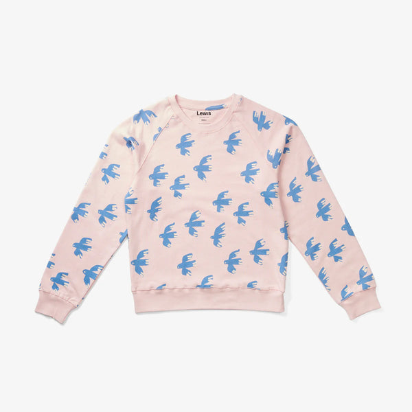 women's sweatshirt | bird - parfait