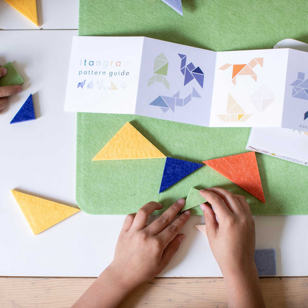 mini tangram block set