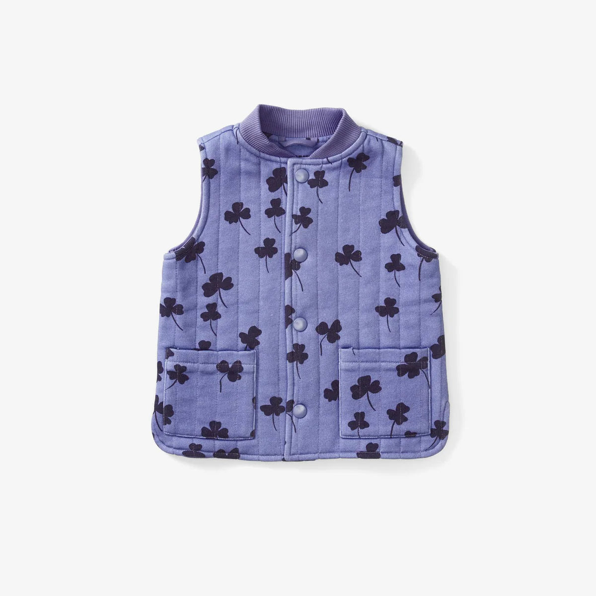 quilted vest | clover - wisteria