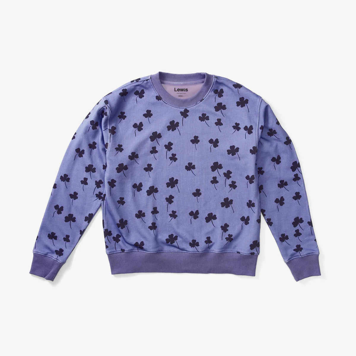 women's sweatshirt | clover - wisteria