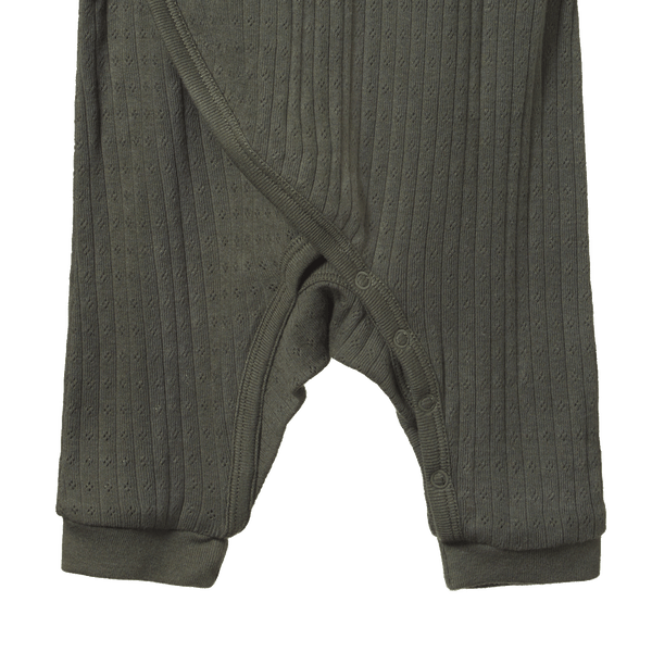 pointelle kimono stretch and grow | thyme