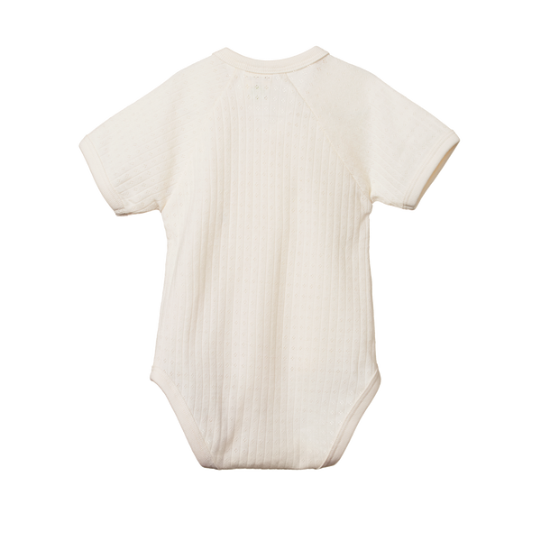 short sleeve bodysuit | natural