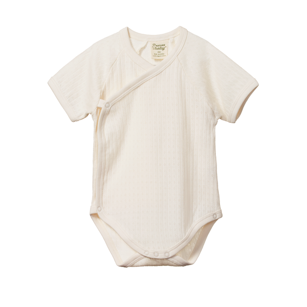 short sleeve bodysuit | natural