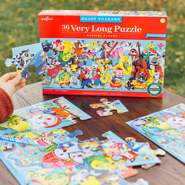 36 piece very long puzzle | musical parade