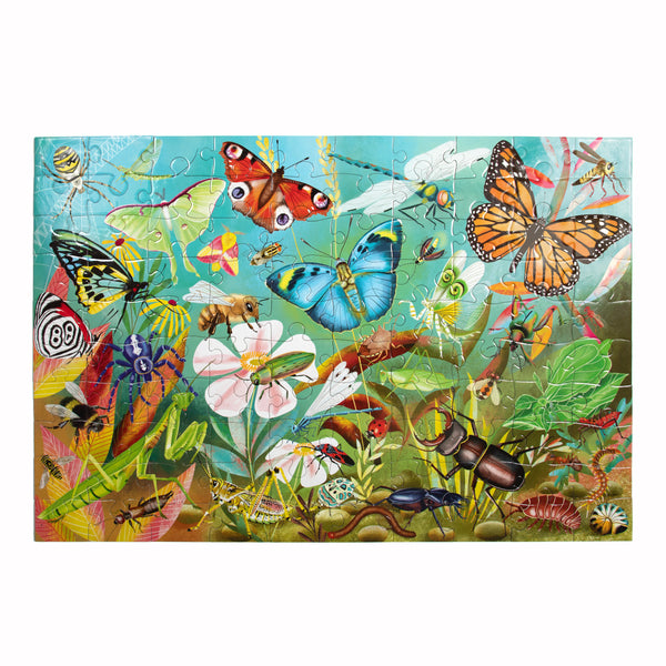 100 piece puzzle | love of bugs