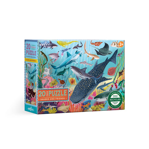 20 piece puzzle | sharks and friends