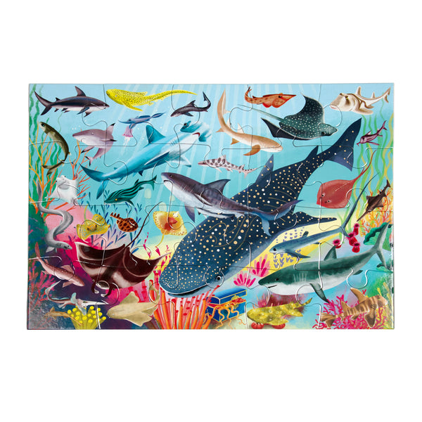 20 piece puzzle | sharks and friends