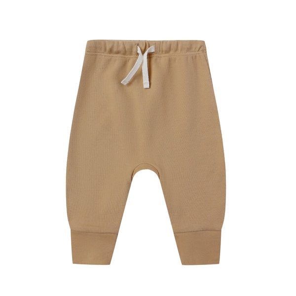 drawstring pant | gold
