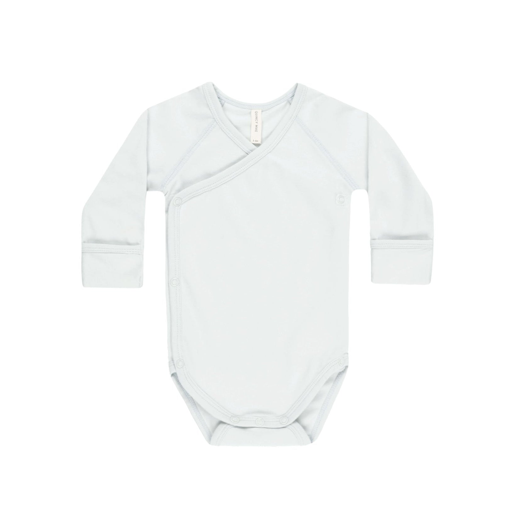 side snap bodysuit | fog