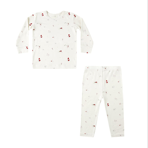 bamboo pajama set | winter wonderland