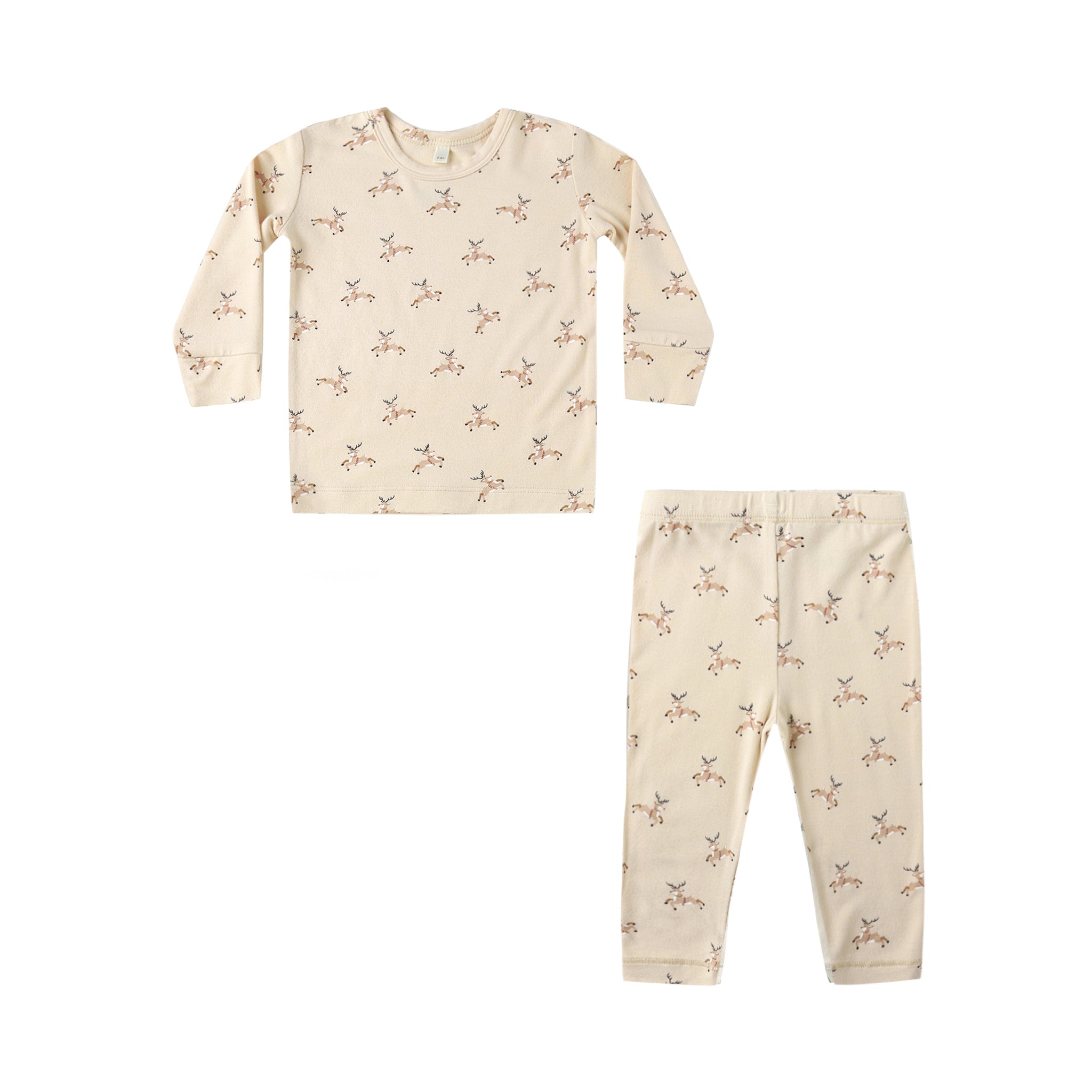 bamboo pajama set | reindeer