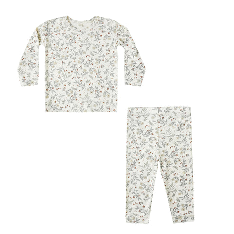 bamboo pajama set | woodland