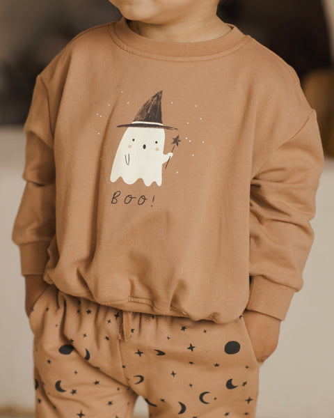 relaxed fleece sweatshirt | boo