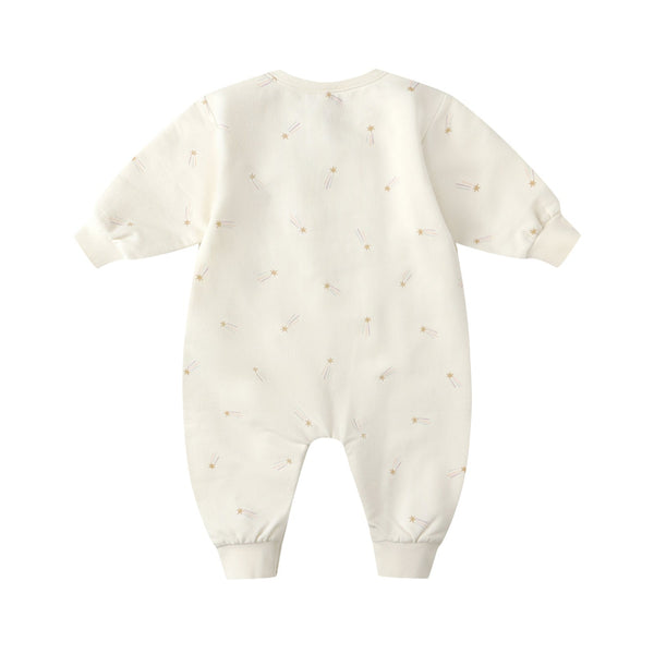 relaxed fleece jumpsuit | shooting stars