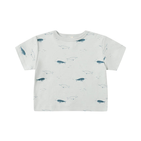 boxy tee | narwhals