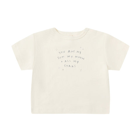 boxy tee | sun, moon & stars