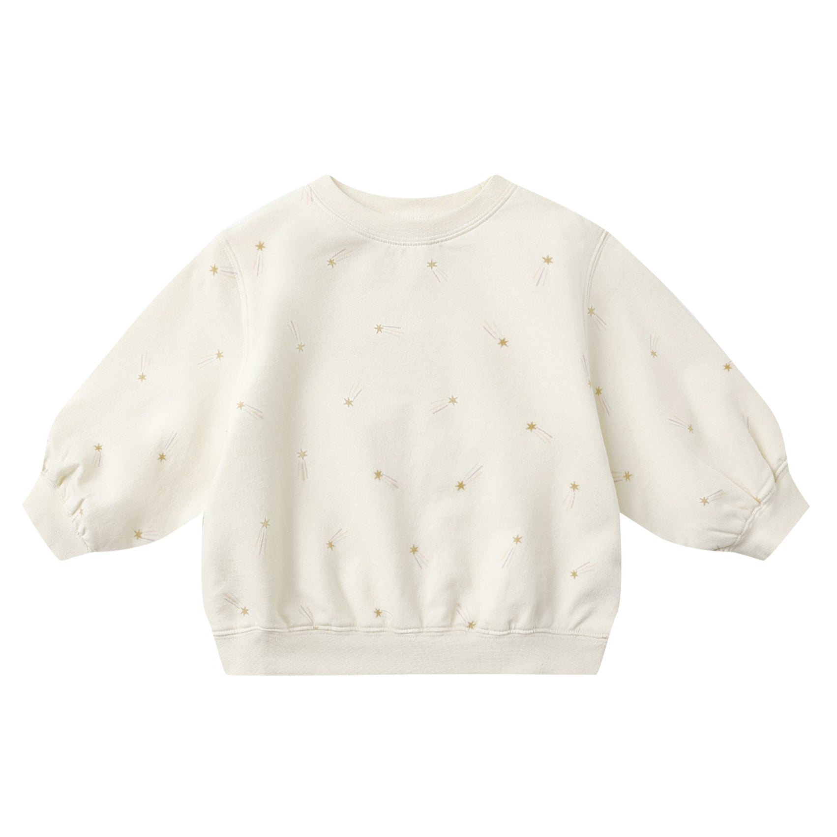 oversized crew sweatshirt | shooting stars