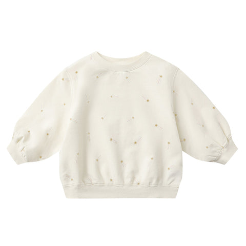 oversized crew sweatshirt | shooting stars