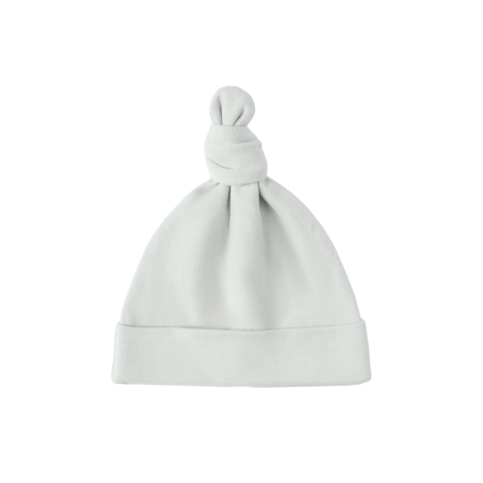 knotted baby hat | ice blue