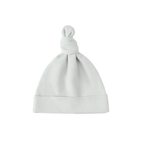 knotted baby hat | ice blue